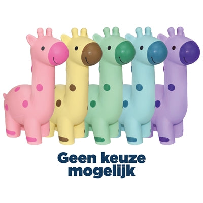 Multipet Giraffenlatex Hundespielzeug aus Naturlatex sortierte Farben