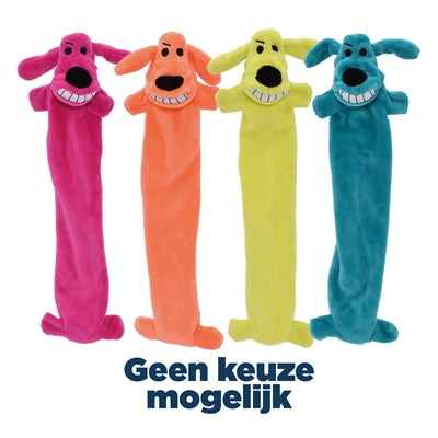 Multipet Luffa leichtes Hundespielzeug ohne Polsterung sortierte Farben