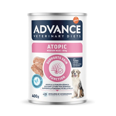 Advance Veterinary Diet Nassfutter Hund atopische empfindliche Haut – Spezialdiät Medium/Maxi