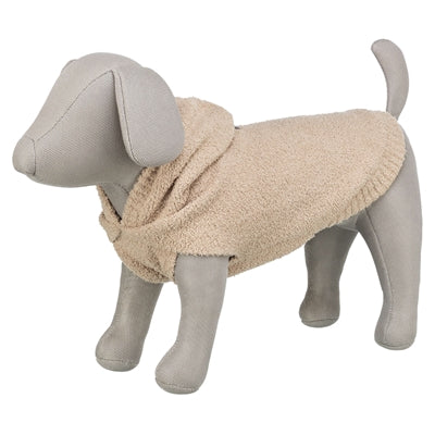 Trixie Carson Hoodie Hundebekleidung sandfarben – Seitenansicht