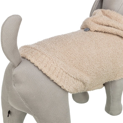 Trixie Carson Hoodie Hundepulli – Größenvergleich am Hund getragen
