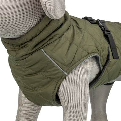 Trixie Hundemantel Minot – Größenvergleich am Hund getragen