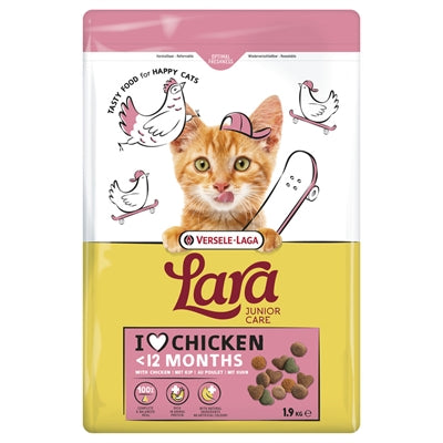 Lara Junior Pflege Katzenfutter Trockenfutter für Kitten