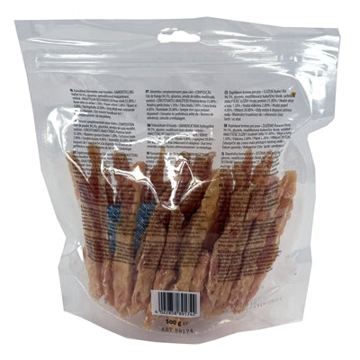I Am Hühnerstreifen Kausnack für Hunde – Verpackung Rückseite