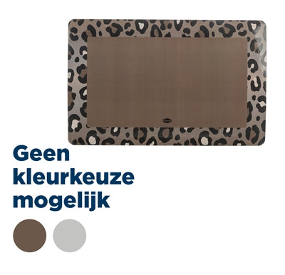 Trixie Tischset Leo Panther Print für Katzen Futterplatz Unterlage 44x28cm