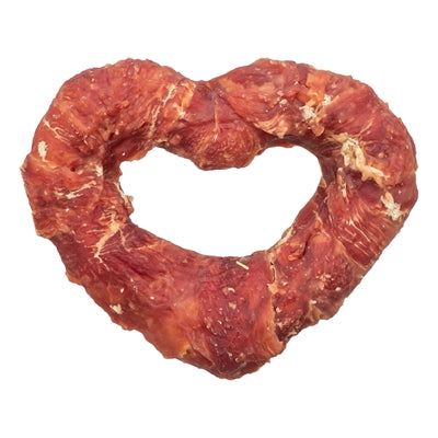 Trixie Denta Fun Heart Hundesnack mit Entenbrust Zahnpflege