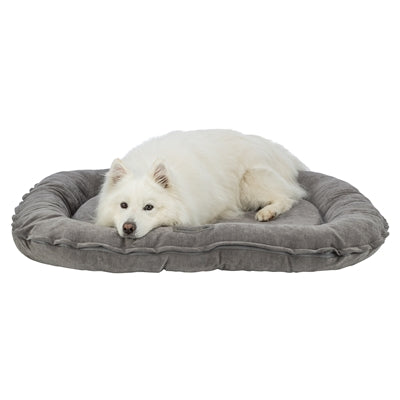 Trixie Lennox Hundebett oval grau erhöhter Rand Detailansicht