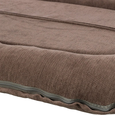 Trixie Vital Lennox Hundebett oval braun Rückansicht Antirutsch-Boden