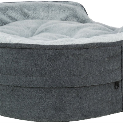 Trixie Lino Soft Hundebett oval Reissverschluss und Waschbarkeit