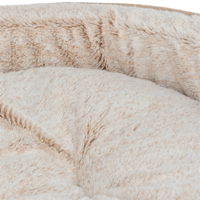 Trixie Vital Hundebett Lino Seitenansicht – ovaler Korb mit festem Schaumstoffrand