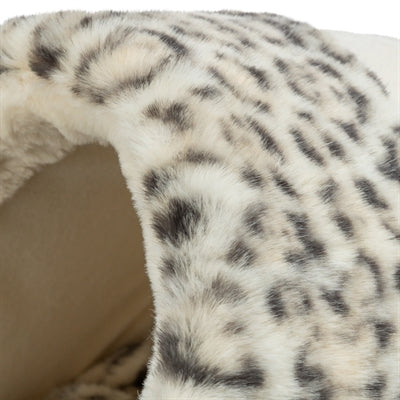 Trixie Leo Katzenhöhle Iglu Plüsch creme – Rückansicht