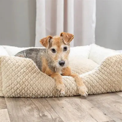 Trixie Hundekorb Kaline Mio Eckig Hellbraun/Creme