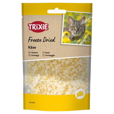 Trixie gefriergetrockneter Käse Snack für Katzen – Frontansicht Packung