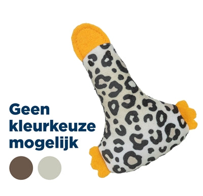 Trixie Plüschente Panther-Print Katzenspielzeug mit Katzenminze sortiert