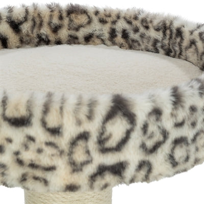 Katzen-Kratzbaum rund Trixie Leo creme – Nahaufnahme Sisalstamm