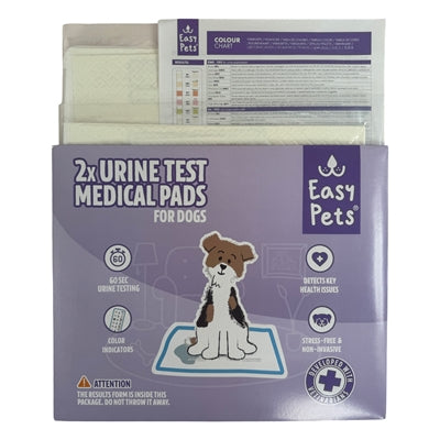 Easypets Medpads 2er-Pack medizinische Pflegepads für Hunde Frontansicht