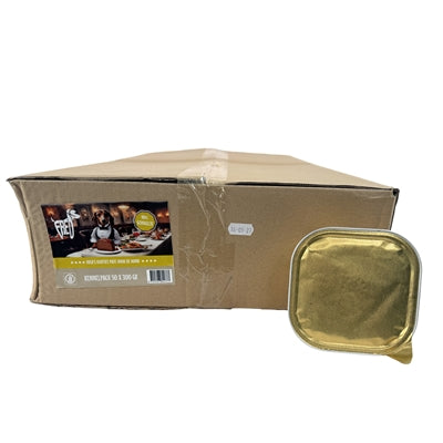 Freds Pure Hundepastete Großpackung mit 99% Geflügelfleisch für Hunde