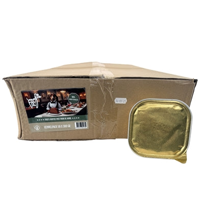 Freds Pure Hundepastete Großpackung Rindfleisch und Geflügel – 99% Fleisch
