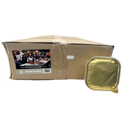 Freds Pure Hundepastete Großpackung Wildschwein und Geflügel – 99% Fleisch