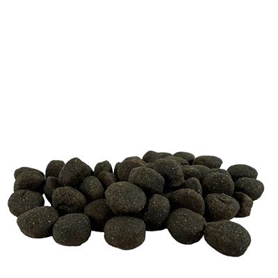 I Am Fischmurmeln Nahaufnahme – Form und Textur der Fisch-Snacks