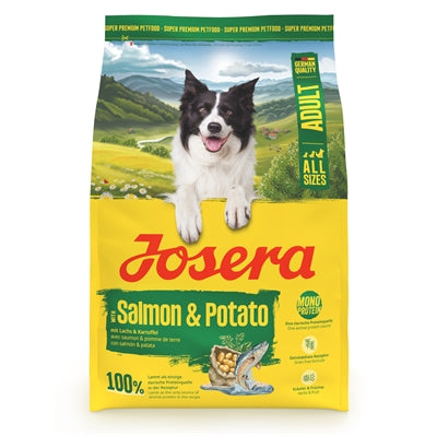 Josera Lachs Kartoffel getreidefreies Hundefutter Monoprotein für empfindliche Hunde 3kg