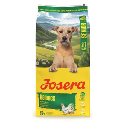 Josera Senior Balance Hundefutter für ältere Hunde mit reduziertem Fett- und Proteingehalt