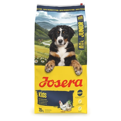 Josera Kids Junior Welpenfutter Huhn Reis für mittlere und große Rassen 12,5kg