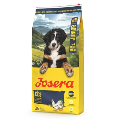 Josera Kids glutenfreies Welpenfutter für gleichmäßiges Wachstum Detailansicht
