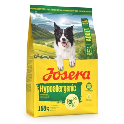 Josera Hypoallergenic Hundefutter für empfindliche Hunde Rückseite Zusammensetzung