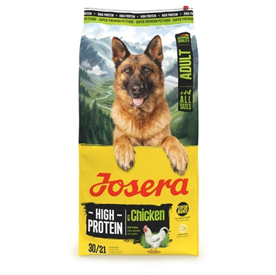 Josera High Protein Adult Huhn proteinreiches Hundefutter für aktive Hunde 12,5kg