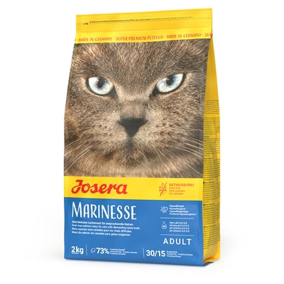 Josera Marinesse hypoallergenes Trockenfutter mit Lachs und Kartoffel Rückseite