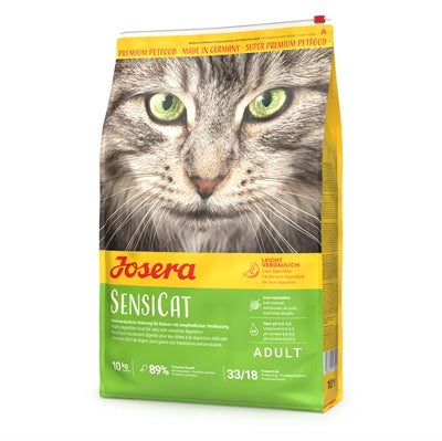 Josera Sensicat Trockenfutter für empfindliche und wählerische Katzen 10kg Sack