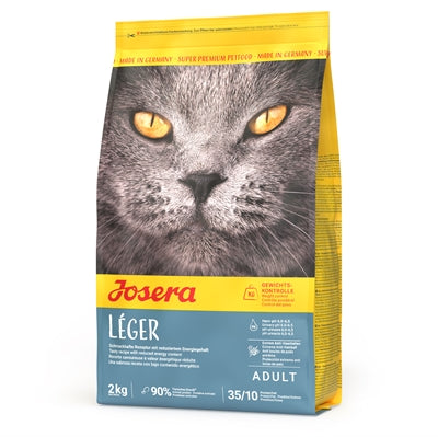 Josera Léger Katzenfutter Trockenfutter für kastrierte und wenig aktive Katzen 2kg Packung