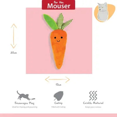 Happy Pet Tabby Patch Carrot Kicker