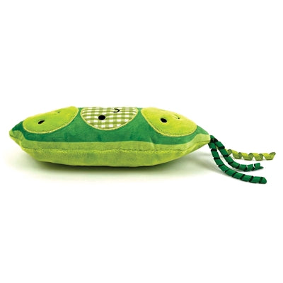Happy Pet Tabby Patch Erbsen Kicker – weiches Spielzeug zum Treten und Halten für Katzen