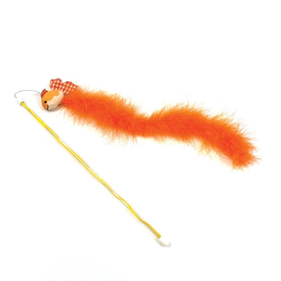 Happy Pet Katzenangel mit Goldfisch orange – interaktive Spielangel für Katzen