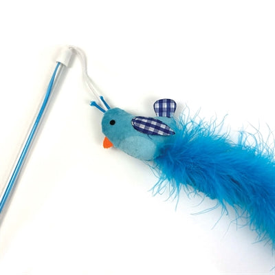Happy Pet Katzenangel Vogel Seitenansicht – handliche Spielangel für Katzen