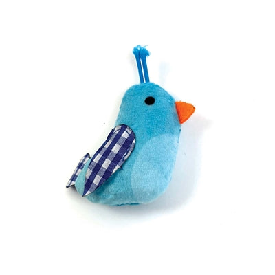 Happy Pet Tabby Patch Vogel Multipack – buntes Katzenspielzeug-Set in Blau