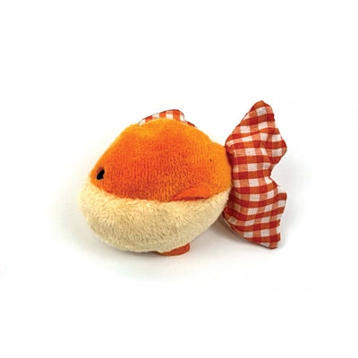Happy Pet Tabby Patch Shaking Goldfisch – verspieltes Katzenspielzeug zum Schlagen und Tragen