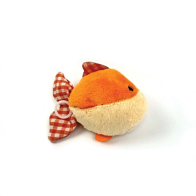 Happy Pet Goldfisch Spielzeug Seitenansicht – kompaktes Fisch-Spielzeug für verspielte Katzen