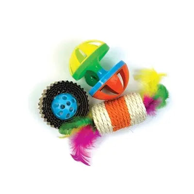 Happy Pet Tabby Patch Rassel / Roller / Kratzspielzeug