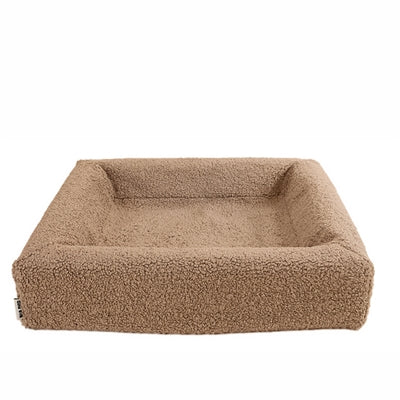 Bia Bed Teddybezug Beige passend für Hundekorb Größe 100x80 cm