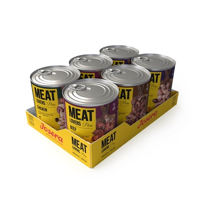 Josera Meat Lovers Pure Multipack Hunde-Nassfutter reines Fleisch 6x800g