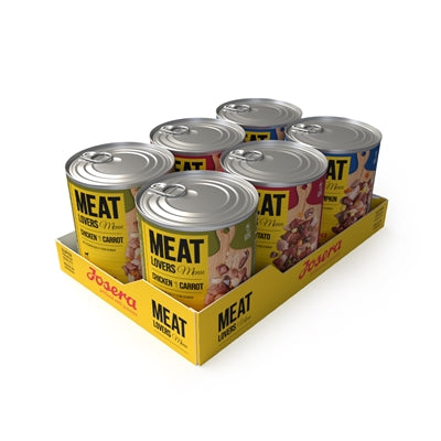 Josera Meat Lovers Menü Multipack Hunde-Nassfutter verschiedene Fleischsorten