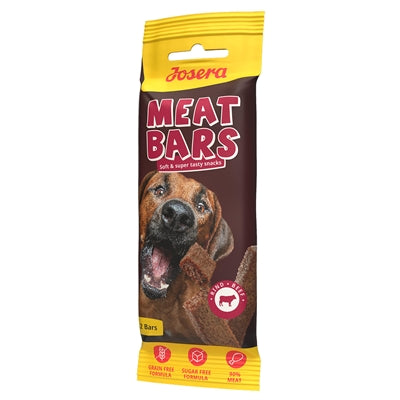 Josera Meat Bars Fleischriegel Hundesnack mit Rindfleisch getrocknet getreidefrei