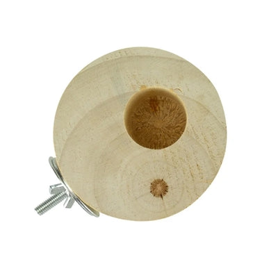 Back Zoo Nature Obstbecherhalter aus Holz für Vögel mit Schraubbefestigung