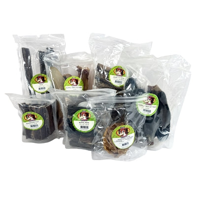 Petsnack Snackbox natürliche Kausnacks für Hunde - Mix aus verschiedenen getrockneten Hundesnacks