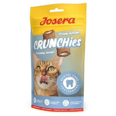 Josera Crunchies Dental Katzensnack mit Zellulose zur Zahnpflege getreidefrei