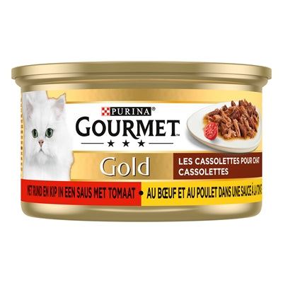 Gourmet Gold Cassolettes Duett Von Fleisch In Sauce Mit Tomaten