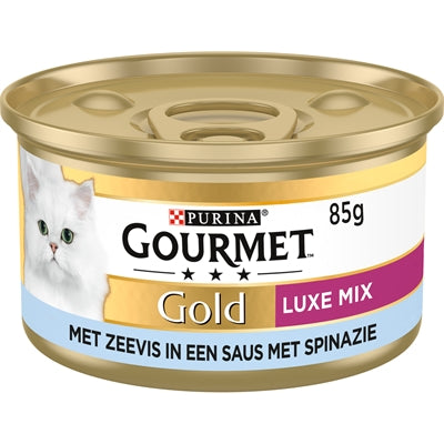 Gourmet Gold Luxus Mix Meeresfrüchte In Sauce Mit Spinat